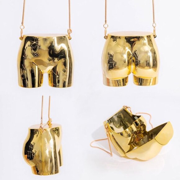 Mini Silver Acrylic Evening Clutch Purse Women Crossbody Soft Shoulder Bag - Picture 3 of 6